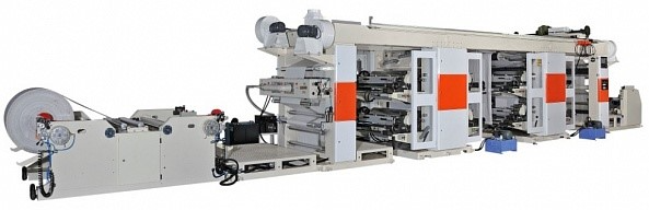 Машина для флексографической печати для мешков