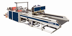Модель SCB-800L2S / SCB-1100-L2S. Донный шов с печатью и майка. Машина с двойным сервоприводом