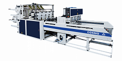 Модель SCB-800L8 / SCB-1100-L8. Майка, донный шов без печати. Машина с автоматическим вырубным прессом
